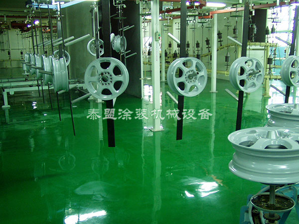 鋁輪懸掛線現場實景